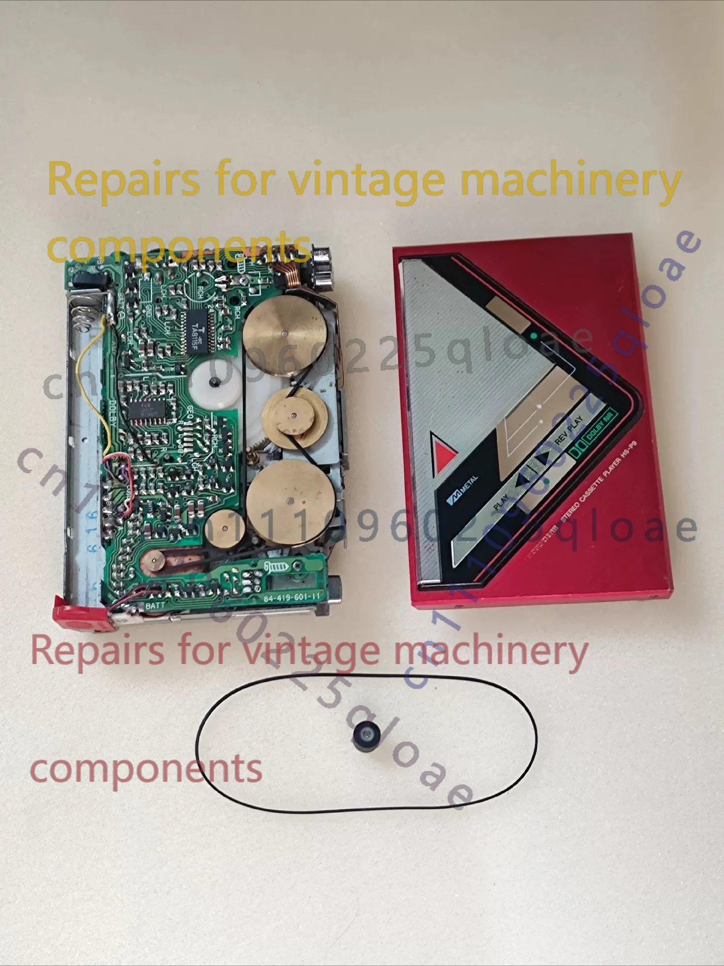Cassette Walkman Belt - Kit de repuesto de correa de