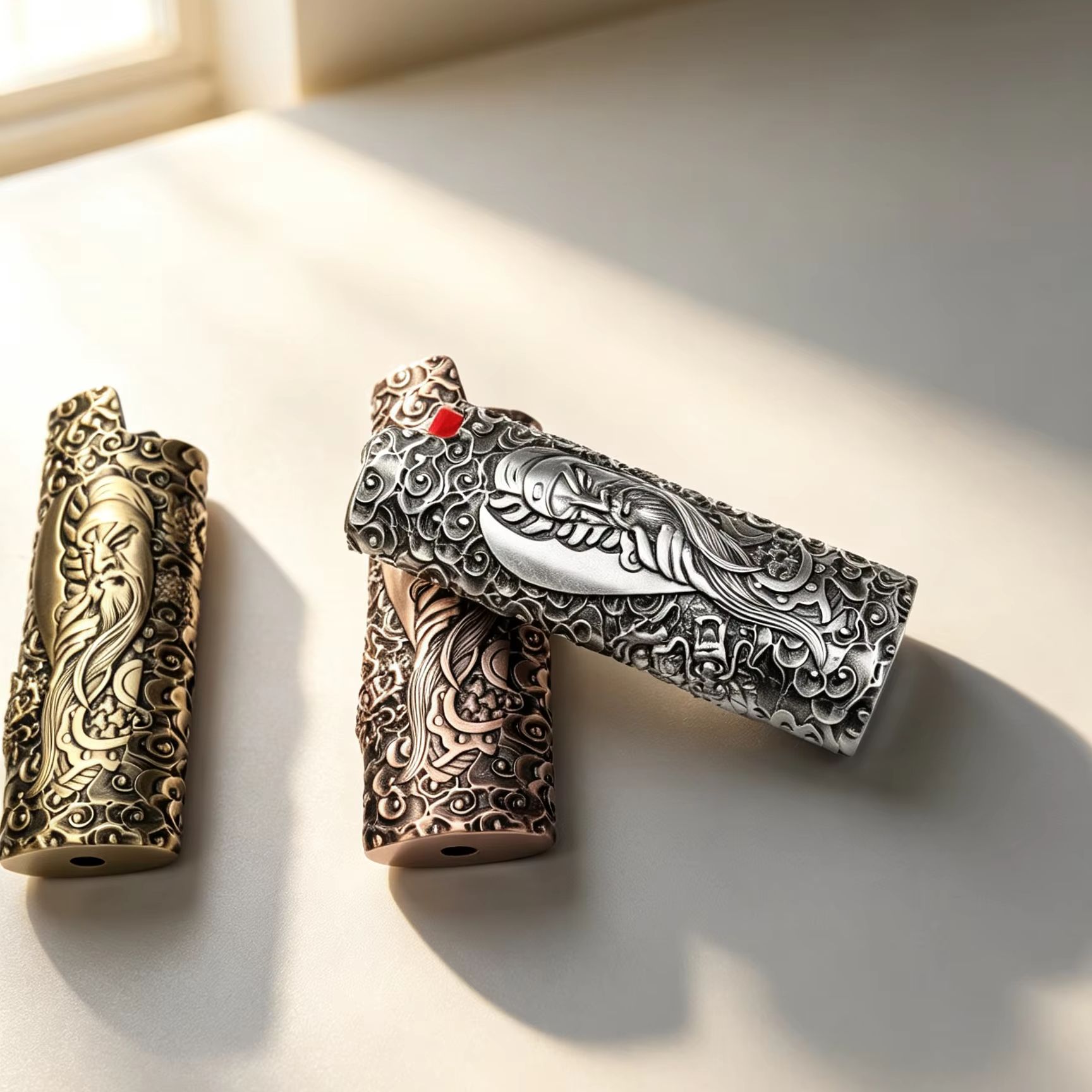 Vintage Collection - Estuche de Encendedor de Aleación de