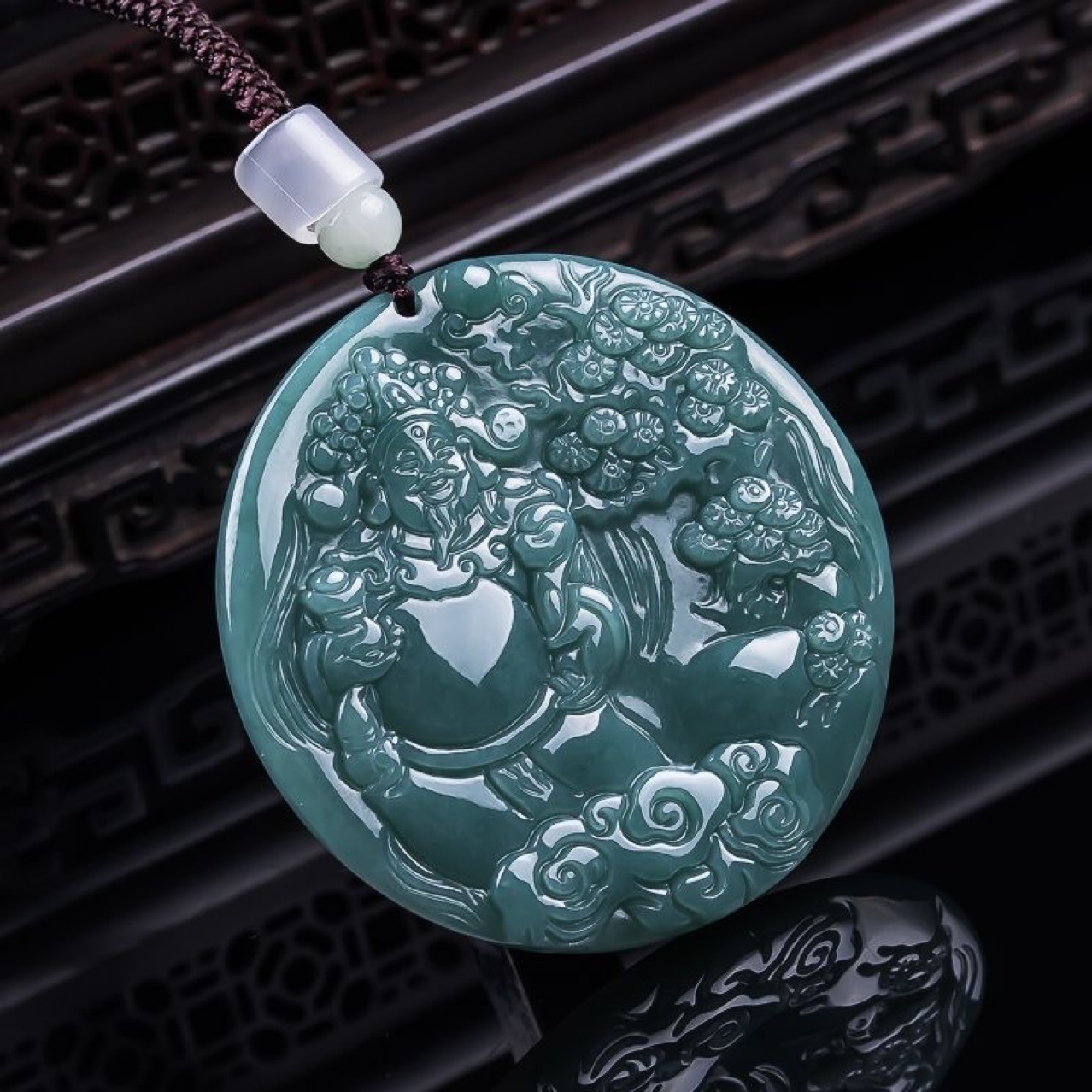 Vintage Necklace - Colgante de dios de la riqueza