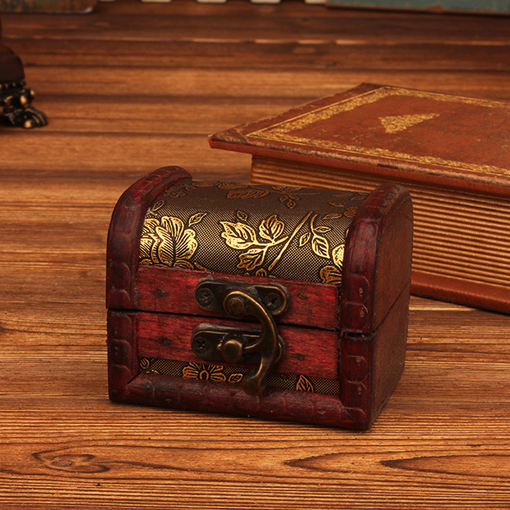 Vintage Collection - Caja de joyería de madera vintage