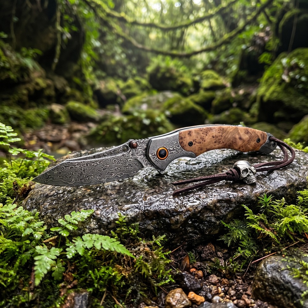 Vintage Collectible Pocket Knives - Cuchillo Plegable de Alta Dureza con