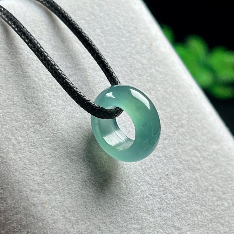 Vintage Necklace - Colgante de Anillo con Cuentas de