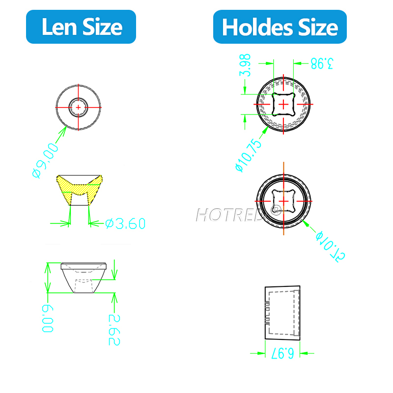 Lentes para Led 1W 3W 5W Refle - Darkroom Enlarger Lens reseña y precio