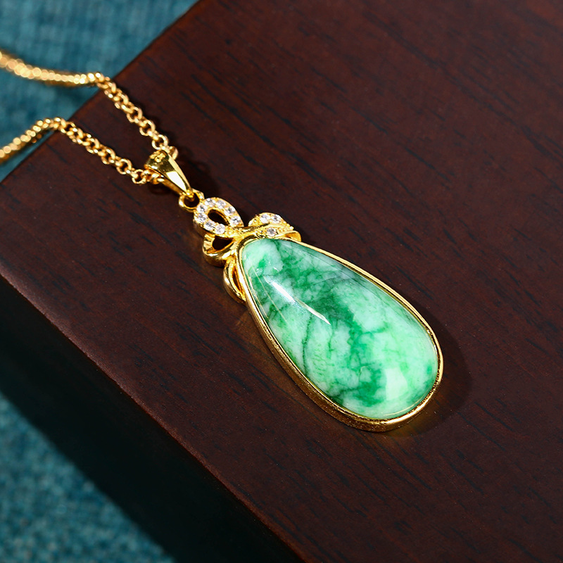 Collar con colgante de jade na - Vintage Necklace reseña y precio