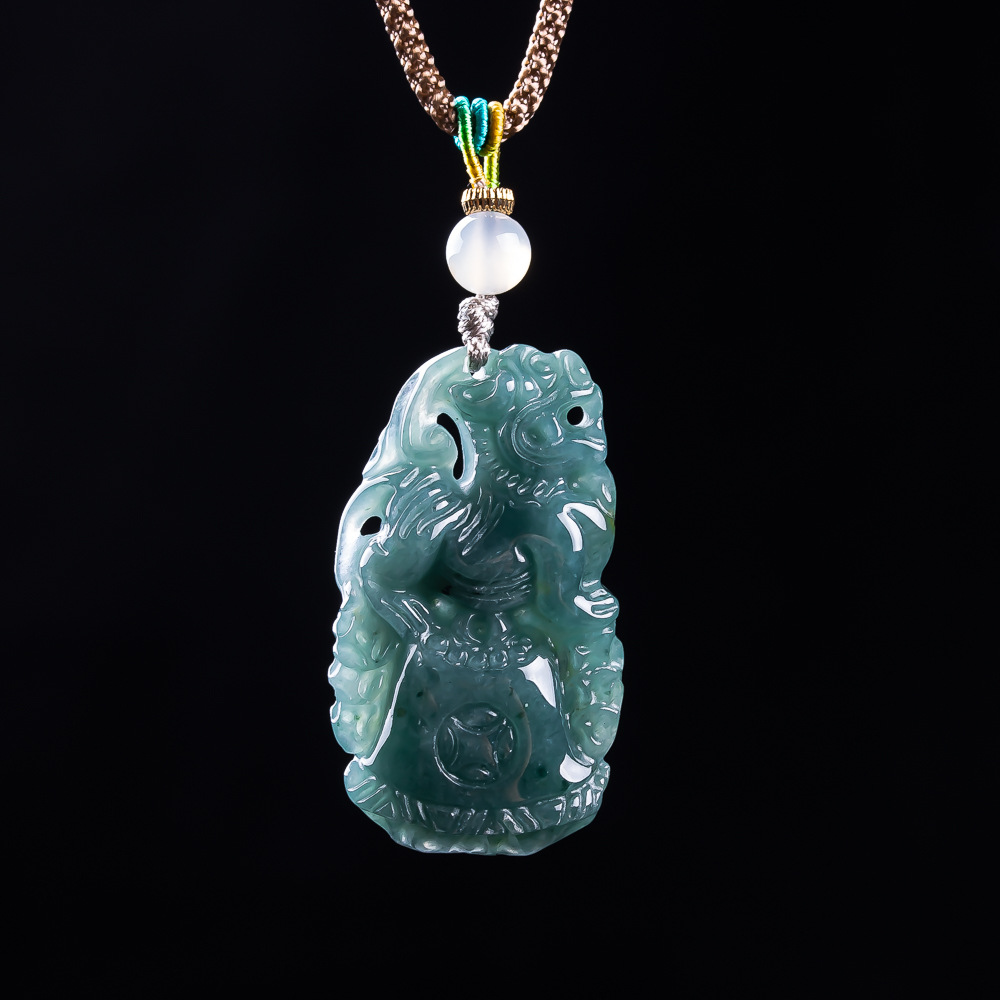 Colgante Pixiu de Jadeíta Birm - Vintage Necklace reseña y precio