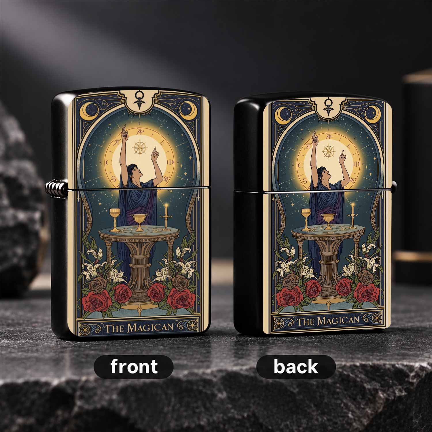 Encendedor con diseño de tarot - Vintage Collectible Lighters reseña y precio