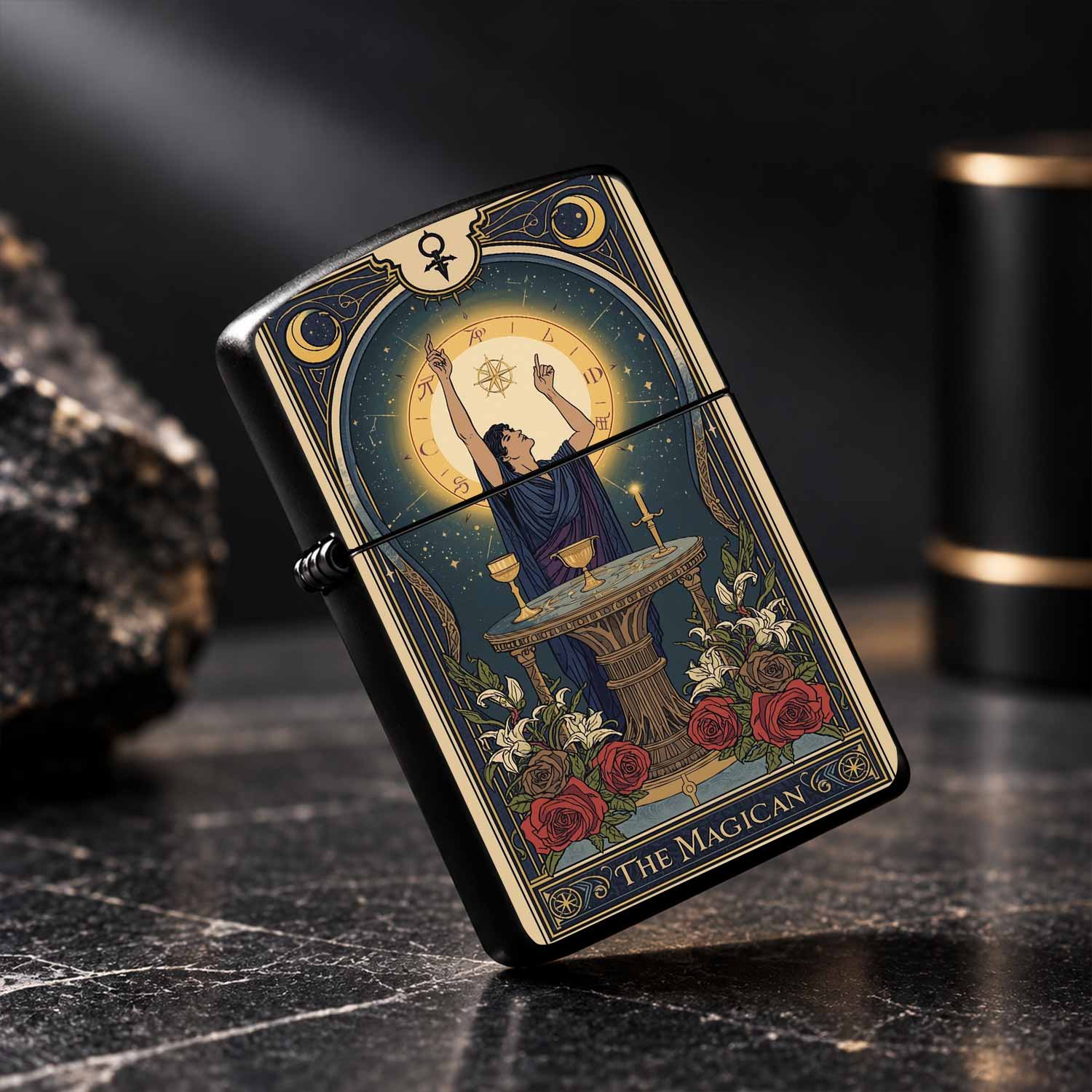 Encendedor con diseño de tarot - Vintage Collectible Lighters reseña y precio