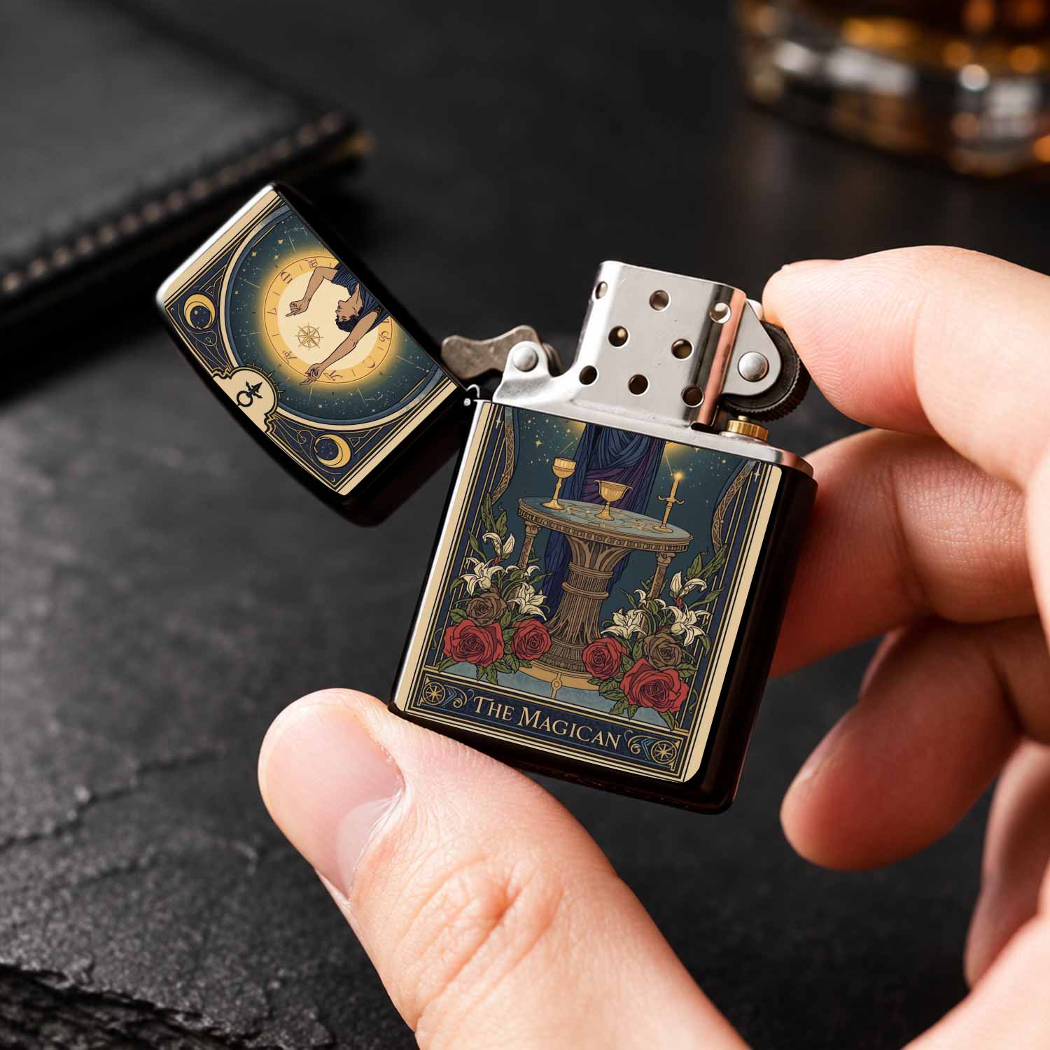 Encendedor con diseño de tarot - Vintage Collectible Lighters reseña y precio
