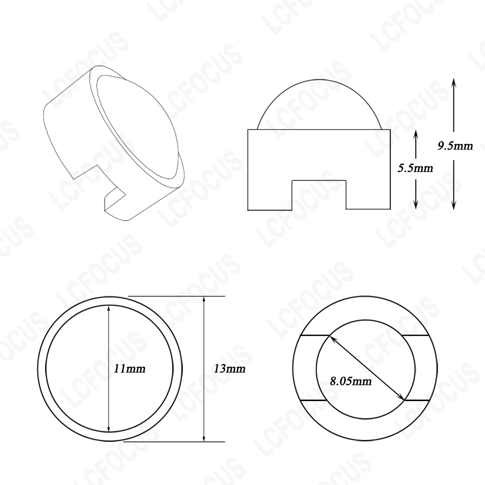1W 3W 5W Mini lente LED Lente  - Darkroom Enlarger Lens reseña y precio