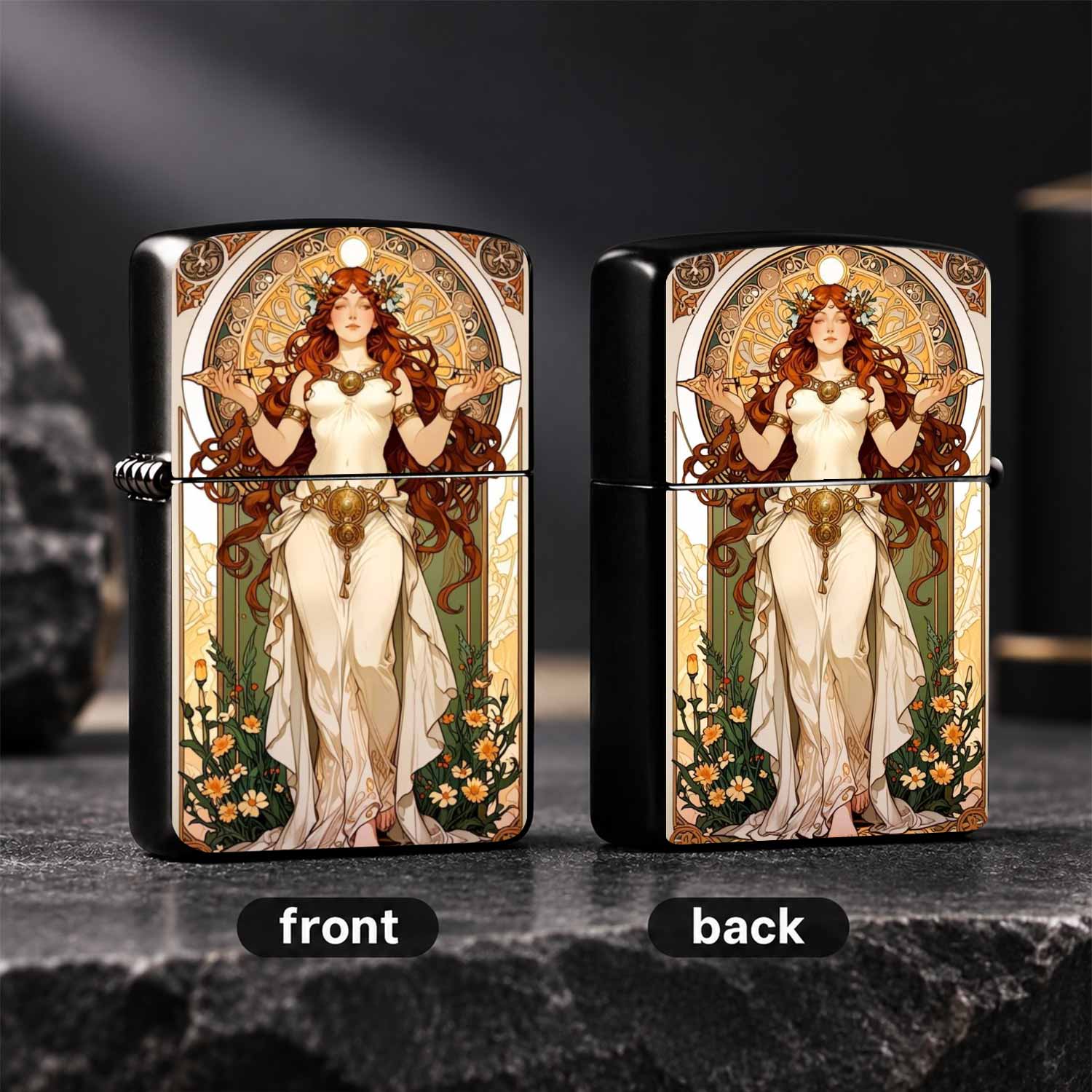 Encendedor con diseño de diosa - Vintage Collectible Lighters reseña y precio