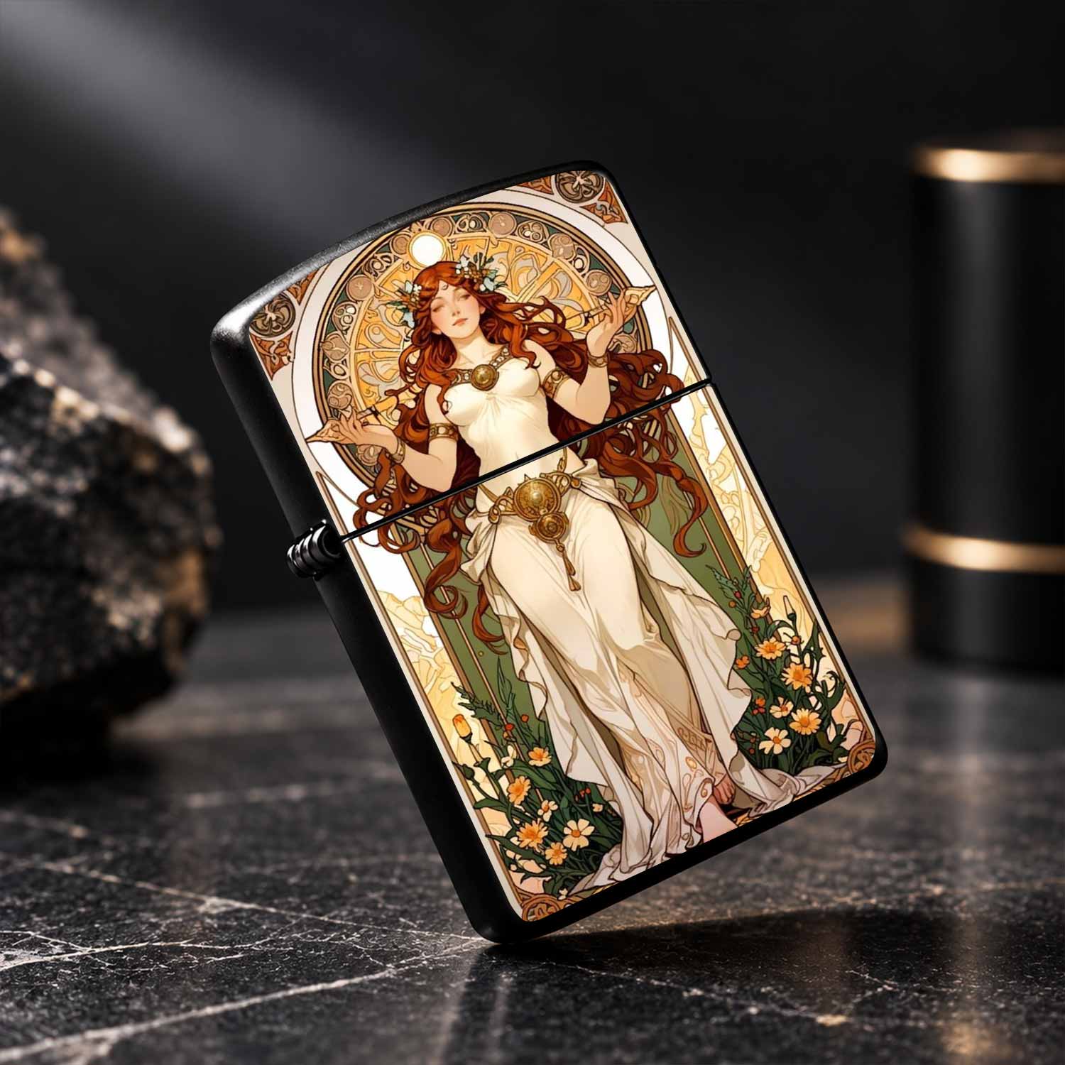 Encendedor con diseño de diosa - Vintage Collectible Lighters reseña y precio