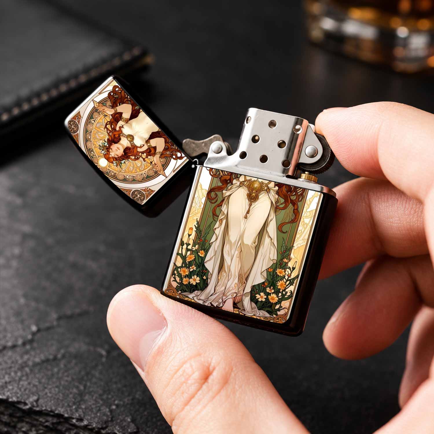 Encendedor con diseño de diosa - Vintage Collectible Lighters reseña y precio