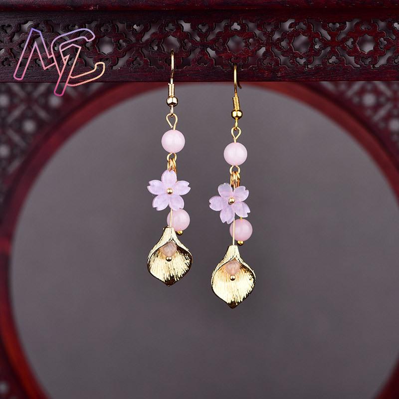 Pendientes de flores de Jade N - Vintage Items reseña y precio