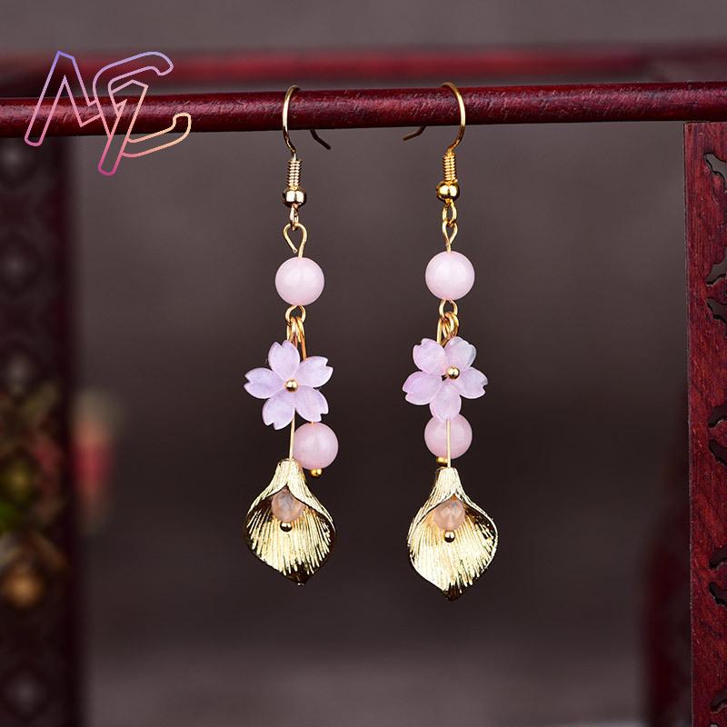 Pendientes de flores de Jade N - Vintage Items reseña y precio