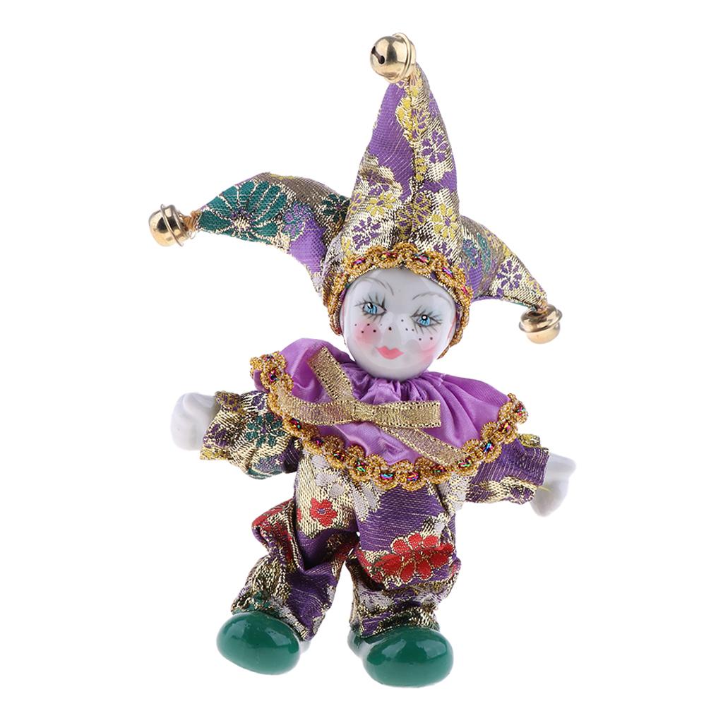 Muñeca de Porcelana de Payaso  - Vintage Collectible Porcelain Dolls reseña y precio