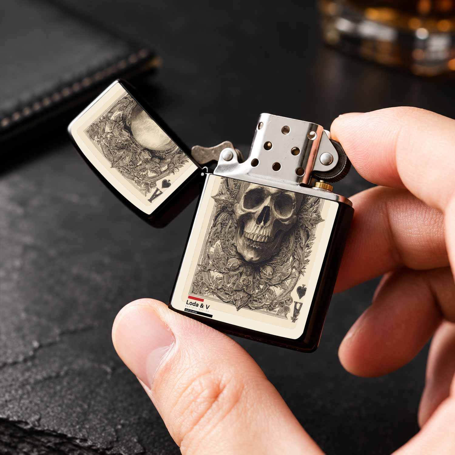 Encendedor con diseño de calav - Vintage Collectible Lighters reseña y precio