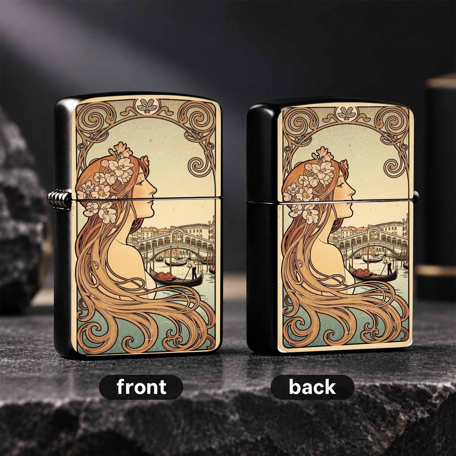 Encendedor de estilo Art Nouve - Vintage Collectible Lighters reseña y precio